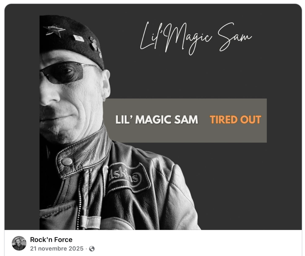 ROCK'N FORCE Lil'MAGIC SAM "TIRED OUT" ALBUM PICTURE